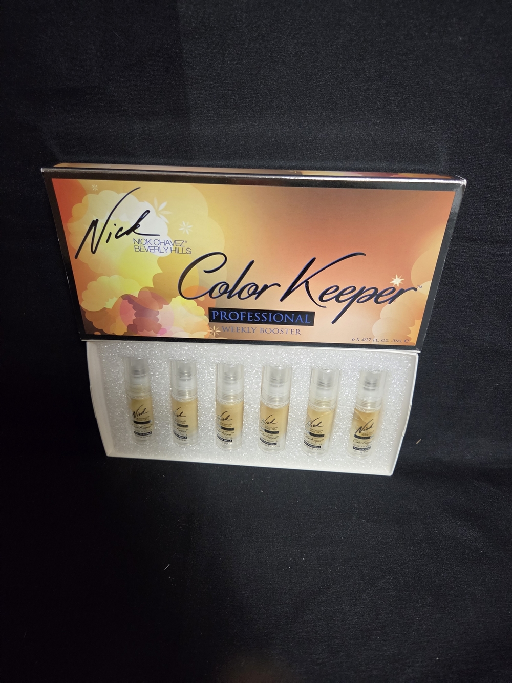 Nick Chavez Color Keeper Professional Weekly Booster Kit - 6 Vials - Rare